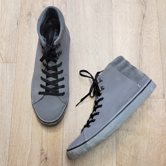 UGG Other - Ugg Men's Grey Hoyt High Top Sneakers Size 9